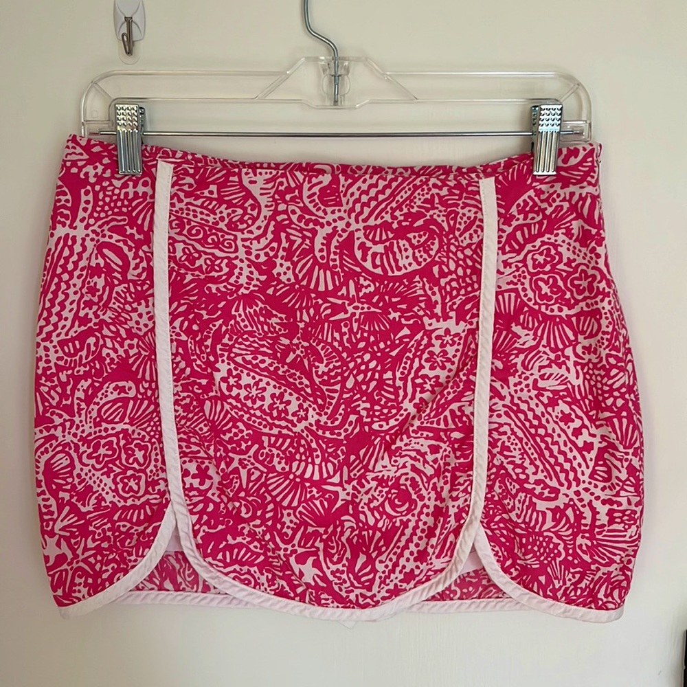 Lilly Pulitzer Cala Skort in Hot Pink